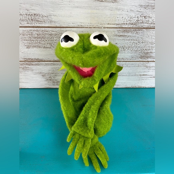 Jim Henson Other - 1978 Fisher Price Kermit the Frog Muppet Hand puppet vintage puppet